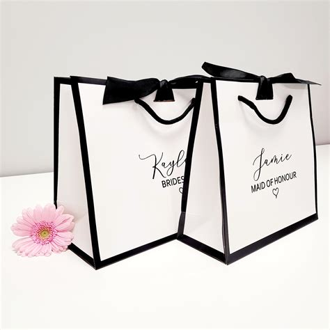 luxury gift bags with ribbon.